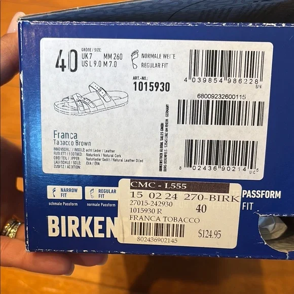 Birkenstock Women's Franca Beige Double Strap Sandals - Picture 9 of 9